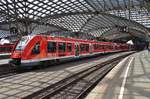 620 535-4 erreicht am 4.7.2017 als RE22 (RE11345)  Eifel-Express  von Köln Messe/Deutz nach Philippsheim den Kölner Hauptbahnhof.