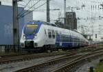 Bald Alltag in Köln: Die blauen  Hamsterbacken  von National Express übernehmen nach dem Fahrplanwechsel im Dezember 2015 den Rhein-Münsterland-Express RE 7 (Krefeld - Köln -