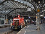 Am 27.7 tuckerte 362 614-0 durch den Kölner Hbf weiter ins Deutzer Feld.