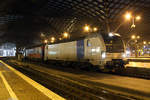 193 827 mit dem DPE1381 Ski-Express in Köln Hbf am 04.01.2019