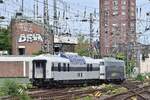 103 222 samt LUXON Domecar stand am Vormittag des 9.7.22 in Köln Hbf im Kantinengleis abgestellt.