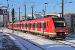 S-Bahn Rhein-Ruhr 422 078 mit 422 XXX als S6 Köln-Worringen nach Düsseldorf-Rath Mitte in Köln Hbf am 18.01.2024.