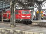 Eine BR 111 im Klner Hbf.