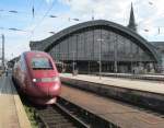 Ein Thalys nach Paris-Est steht am 27.