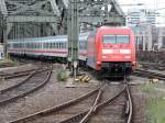 Einfahrt IC 2203 Norddeich Mole - Köln Hbf in den Kölner Haubtbahnhof am 26.07.2015