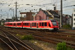 Ausfahrend ist hier der 620 036 zusehen, der am Freitag den zweiten September 2016 als RB 24 nach Euskirchen den Kölner Hbf verlässt.