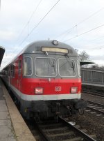 Alter Silberlingsschlusswagen in Kln Messe Deutz.