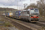 SBBCI 193 549 mit einem KLV in Köln West am 31.01.2025