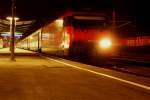 Am Abend des 28.10.09 ist in Konstanz Bahnhof der IR angekommen aus Biel.