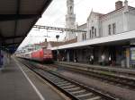 Abfahrbereit 101 113-9 mit IC in Konstanz am 24.08.2012.