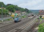 185 514-7 von Alpha Trains durchfhrt am 23. Mai 2013 solo Kronach in Richtung Lichtenfels.