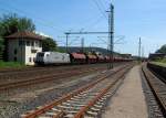 76 109 von Raildox steht am 08. Juni 2014 mit einem Düngezug im Bahnhof Kronach.