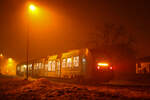 622 424 fährt am 01.01.2025 in die Abstellanlagen im Bahnhof Lebach 