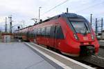 442 710 (Bombardier Talent 2) von DB Regio Südost als RE 18388 (RE10) von Cottbus erreicht seinen Endbahnhof Leipzig Hbf auf Gleis 13.