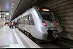 1442 202 und 1442 ??? (Bombardier Talent 2) der S-Bahn Mitteldeutschland (DB Regio Südost) als S 37584 (S5) von Zwickau(Sachs)Hbf nach Leipzig/Halle Flughafen stehen in Leipzig Hbf (tief) auf