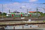 650 261 und 650 244 (Stadler Regio-Shuttle RS1) der Erfurter Bahn GmbH als EBx80852 (EBx12) von Neustadt(Orla) bzw.