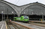 SVG 193 862 mit dem FLX 1236 nach Köln Hbf, am 13.02.2023 in Leipzig Hbf. 