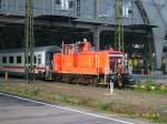 362 538 hat sich am 12.10.06 vor den IC gesetzt, um ihn in das Bahnhofsvorfeld zu ziehen.