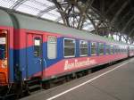 Der Ersatzzug nach Nrnberg bestand am 08.11.08 aus solchen BahntouristikExpress-Wagen. Fotografiert im Hbf Leipzig.