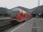 Hier eine RB nach Leipzig Hbf, bei der Einfahrt am 28.10.2009 in Leipzig Hbf.