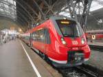 442 708  hamsterte  am 22.12.2010 im Leipziger Hbf.