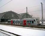 650 544 (VT012) auf der Linie MRB115 Leipzig - Eilenburg - Torgau in Leipzig Hbf, 7.12.010.