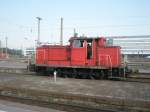 Hier 362 568-8, bei der Ausfahrt am 22.4.2011 aus Leipzig Hbf.