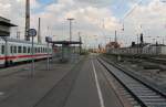 Bahnsteig 18 und 19 in Leipzig Hbf; 09.06.2011