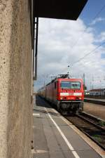 143 013-1 bei der Einfahrt in den Hbf Leipzig 15.09.2011