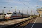 Hier 401 052-6  Hanau  als ICE892 von Leipzig Hbf.