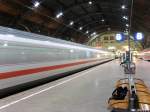 Einfahrt in Stumpfgleis; IC 2030 in Leipzig Hbf am 29.10.2007