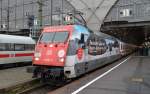 101 025 stand am 01.12.12 mit dem IC 2036 abfahrbereit im Leipziger Hbf.