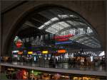 Verglaster Bogen -     Hauptbahnhof Leipzig,     18.03.2013 (M)