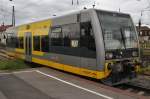 Hier 672 914 als Leerzug, dieser Triebwagen stand am 11.7.2013 in Leipzig Hbf.