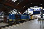 V 2305 (277 405-7) der EVB im HBF Leipzig 07.10.2013