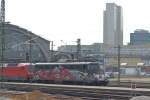 115 509-2  80 Jahre DB AutoZug  in Leipzig Hbf 14.04.2015