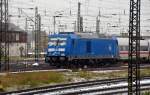 285 102 der Press wartet am 28.11.15 auf neue Aufgaben im Vorfeld des Leipziger Hbf.