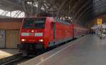 Da die Dresdner Taurus mittlerweile im Leipziger S-Bahnverkehr eingesetzt werden läuft nun statt eines Taurus eine Dresdner 146 im Umlauf der Talente zwischen Dresden und Leipzig mit.