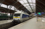 223 144 der MRB mit dem RE nach Chemnitz in Leipzig Hbf.