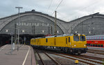 Der Schienenprüfzug 719 301 rangierte am 21.06.16 vor den Leipziger Hbf um von dort aus auf die Strecke Richtung Delitzsch ausfahren zu können.