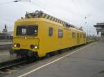 Hier 708 336-3, dieses Oberleitungsfahrzeug stand am 28.10.2009 im Leipziger Hbf.