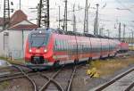 442 311/811 erreicht am 01.12.12 aus Dresden kommend den Leipziger Hbf. Fotografiert vom Bahnsteig aus.