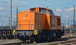 293 023 fuhr am 14.04.13 Lz in das Vorfeld des Leipziger Hbf. Hier wartet die V 100 auf die Ausfahrt.