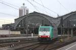 ITL E 186127 hat es solo am 18.2.2014 bis in die Hallen des Hauptbahnhof
Leipzig geschafft. Ein fürwahr seltenes Motiv!