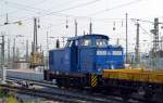 346 025 stand am 06.09.14 in Leipzig Hbf als Bauzuglok vor einem Bunkerzug abgestellt. Momentan werden im Hbf Leipzig die Bahnsteige für die künftigen ICE-Gleise gebaut.