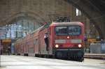 143 337-4 mit dem RB nach Lutherstadt Wittenberg im Hbf Leipzig 10.06.2015