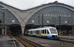 Zwischen Leipzig und Geithain werden zur Zeit ehemalige Ola-LINT von der MRB eingesetzt.