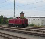 V100 1200 (211 200-1) steht am 03. August 2013 in Lichtenfels abgestellt.