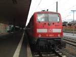 Hier hngt 111 105 kalt am Ende eines SE der Linie 20 in Limmburg(Lahn) am 20.05.13.