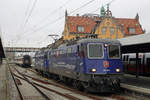 Abschied von den EC Zürich-HB  - München mit den Re 421 und den BR 218 sowie  dem alten Kopfbahnhof  Lindau vor dem Fahrplanwechsel vom 13.